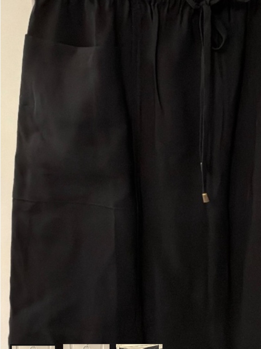 DownEast Style Pocket Me Paper Bag Skirt - Black
